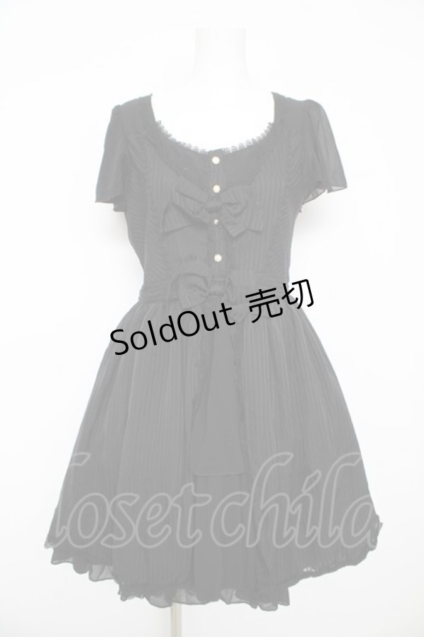 画像1: axes femme kawaii / レイヤード風ワンピース M 黒 Y-26-02-17-143-AX-OP-SZ-ZY (1)