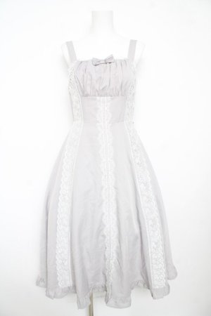 画像: Chalmiere / シュエットジャンパースカート M グレー Y-26-02-17-144-LO-OP-SZ-ZY