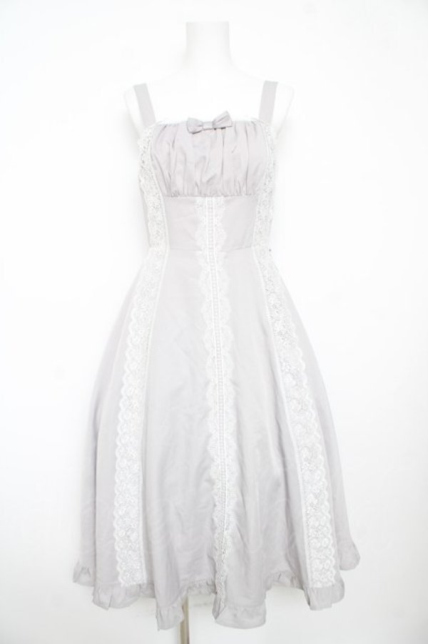 画像1: Chalmiere / シュエットジャンパースカート M グレー Y-26-02-17-144-LO-OP-SZ-ZY (1)