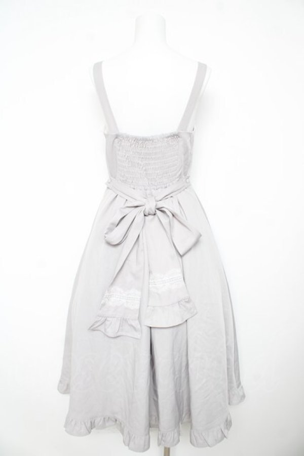 画像2: Chalmiere / シュエットジャンパースカート M グレー Y-26-02-17-144-LO-OP-SZ-ZY (2)