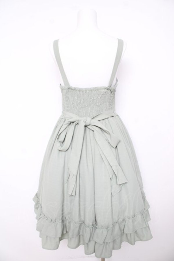 画像2: axes femme kawaii / リナズジャンパースカート M グリーン Y-26-02-17-147-AX-OP-SZ-ZY (2)