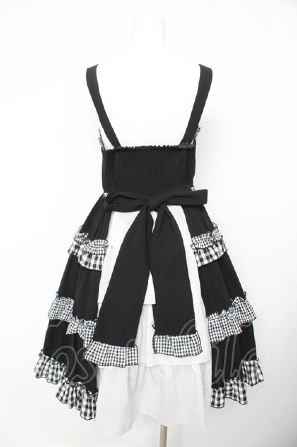 画像2: axes femme kawaii / カントリーチェックジャンスカ M 黒 Y-26-02-17-148-AX-OP-SZ-ZY (2)