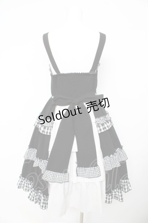 画像2: axes femme kawaii / カントリーチェックジャンスカ M 黒 Y-26-02-17-148-AX-OP-SZ-ZY (2)