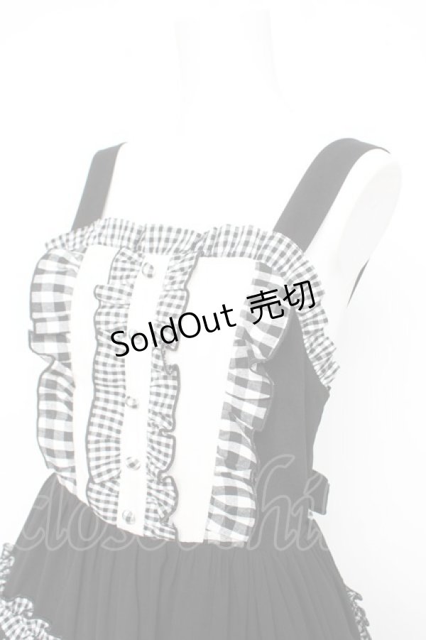 画像3: axes femme kawaii / カントリーチェックジャンスカ M 黒 Y-26-02-17-148-AX-OP-SZ-ZY (3)