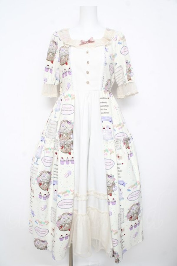 画像1: axes femme kawaii / 10thアニバーサリーワンピース M 生成り Y-26-02-17-154-AX-OP-SZ-ZY (1)