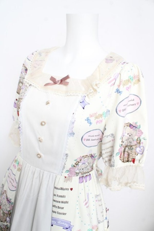 画像3: axes femme kawaii / 10thアニバーサリーワンピース M 生成り Y-26-02-17-154-AX-OP-SZ-ZY (3)