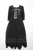 画像1: m petit by misako / AMレースアップワンピース L 中黒 Y-26-02-17-161-LO-OP-SZ-ZY (1)