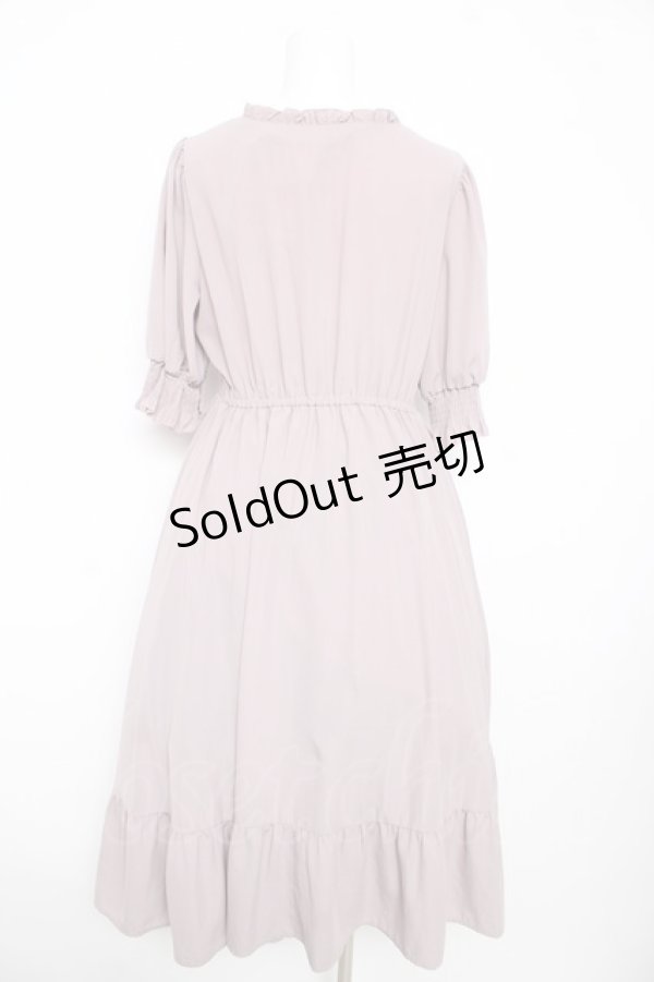 画像2: m petit by misako / AMレースアップワンピース L 中桃 Y-26-02-17-162-LO-OP-SZ-ZY (2)