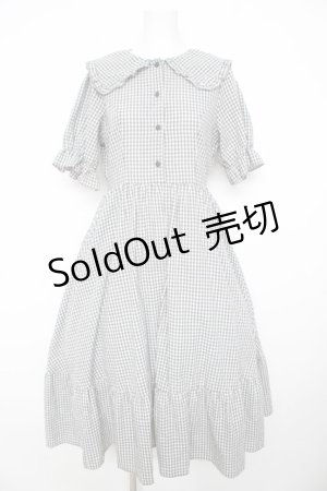 画像: m petit by misako / AM*ギンガムCHKワンピース M 中灰 Y-26-02-17-167-LO-OP-SZ-ZY