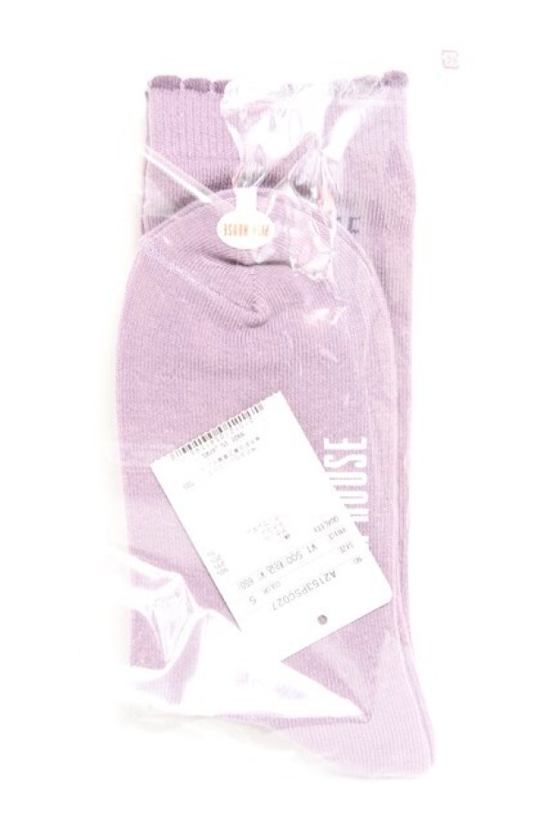 画像2: PINK HOUSE / ロゴソックス  ラベンダー Y-26-02-17-002-LO-ZA-SZ-ZY (2)