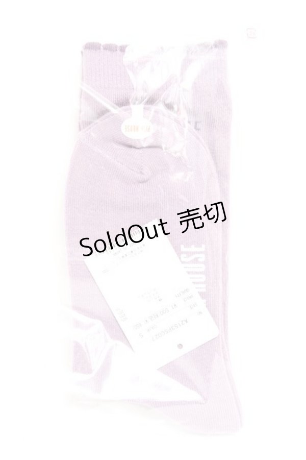 画像2: PINK HOUSE / ロゴソックス  ラベンダー Y-26-02-17-002-LO-ZA-SZ-ZT636-F005 (2)