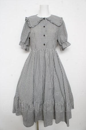 画像: m petit by misako / AM*ギンガムCHKワンピース M 中灰 Y-26-02-17-168-LO-OP-SZ-ZY