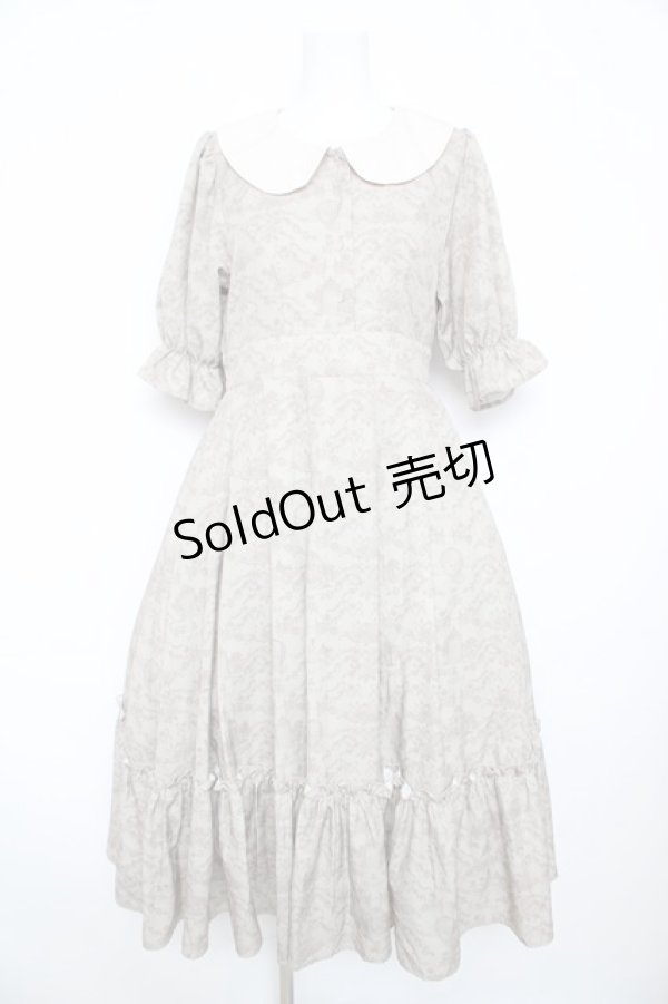 画像1: m petit by misako / NINA’Sコラボトワルドジュイワンピース M ベージュ Y-26-02-17-169-LO-OP-SZ-ZY (1)