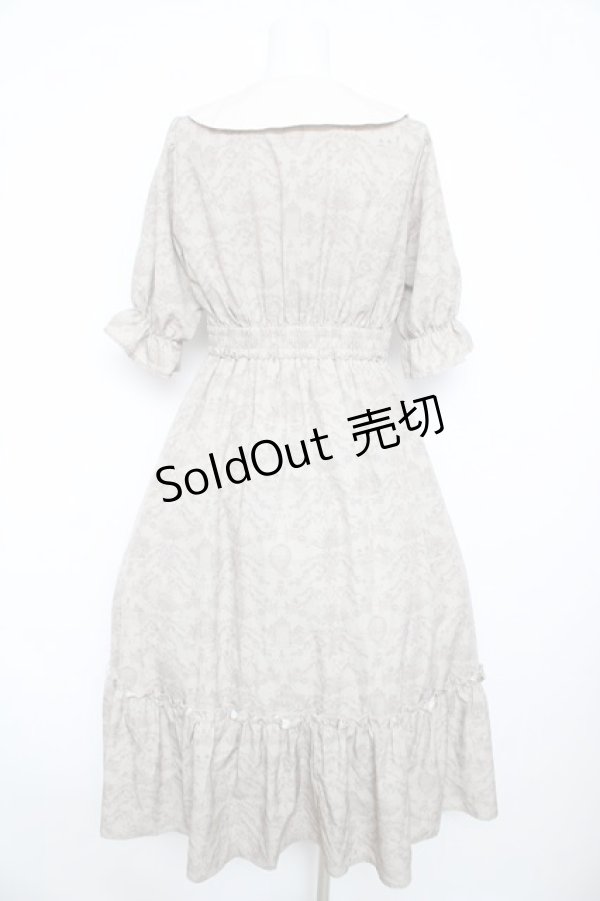 画像2: m petit by misako / NINA’Sコラボトワルドジュイワンピース M ベージュ Y-26-02-17-169-LO-OP-SZ-ZY (2)