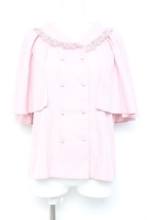 画像: axes femme / ケープ風ブラウス M ピンク Y-26-02-17-014-AX-BL-SZ-ZY