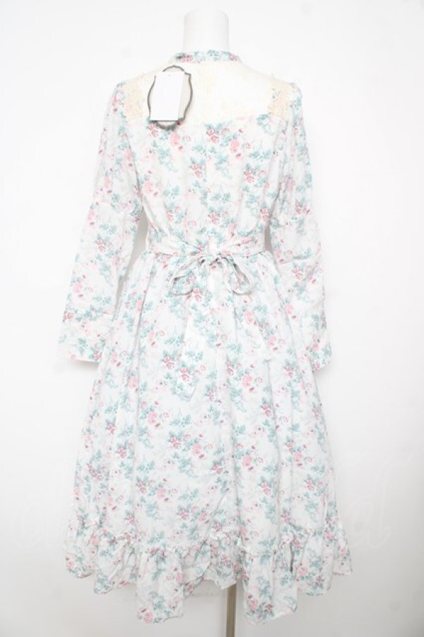 画像2: Kurumi Collaboration / KRハナジゴスリーブワンピース M 中白 Y-26-02-17-173-LO-OP-SZ-ZY (2)