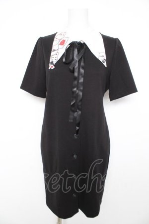 画像: MILK / アリスワンピース/Disneyコラボ  黒 Y-26-02-17-176-ML-OP-SZ-ZY