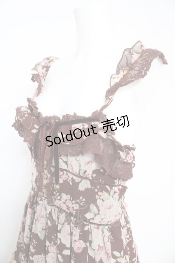 画像3: LIZ LISA / ローズシフォンキャミワンピース 0 ブラウン Y-26-02-17-178-LO-OP-SZ-ZY (3)