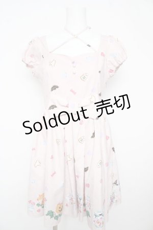画像: Ank Rouge / ハロウィン柄ワンピース M ピンク Y-26-02-17-181-CA-OP-SZ-ZY