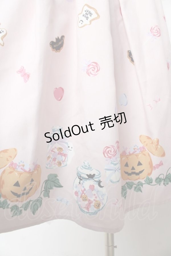 画像3: Ank Rouge / ハロウィン柄ワンピース M ピンク Y-26-02-17-181-CA-OP-SZ-ZY (3)