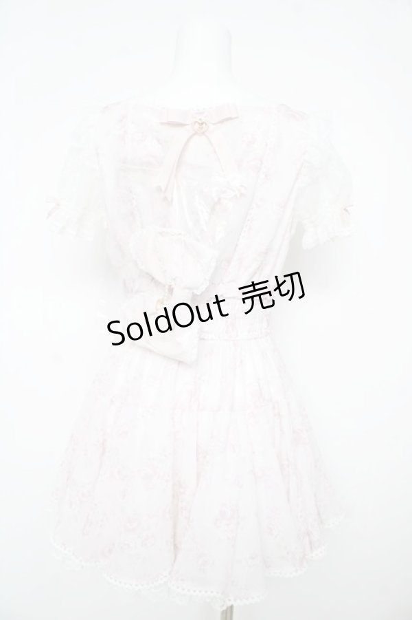 画像2: LIZ LISA / ローズリボンシフォンワンピース 0 ピンク Y-26-02-17-184-LO-OP-SZ-ZY (2)