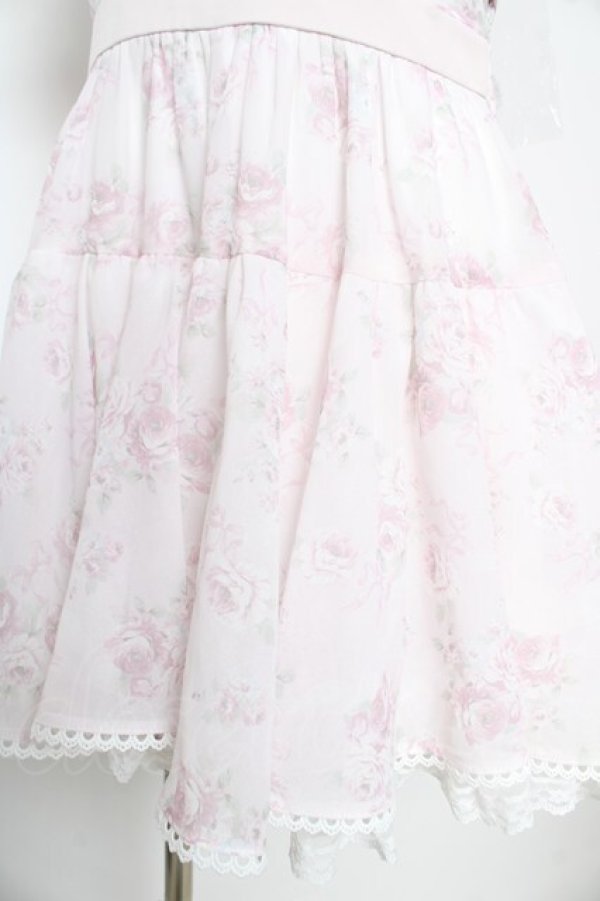 画像4: LIZ LISA / ローズリボンシフォンワンピース 0 ピンク Y-26-02-17-184-LO-OP-SZ-ZY (4)