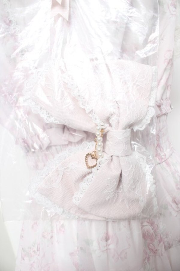 画像5: LIZ LISA / ローズリボンシフォンワンピース 0 ピンク Y-26-02-17-184-LO-OP-SZ-ZY (5)