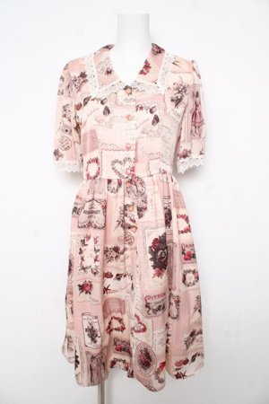 画像: MILK / サロンワンピース  ピンク Y-26-02-17-186-ML-OP-SZ-ZY