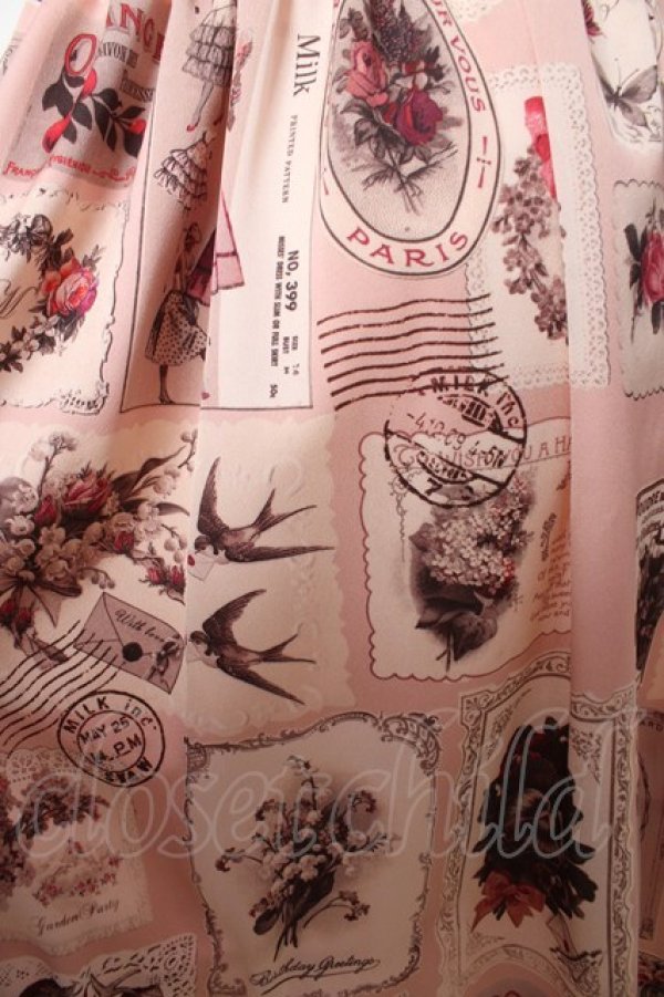 画像3: MILK / サロンワンピース  ピンク Y-26-02-17-186-ML-OP-SZ-ZY (3)