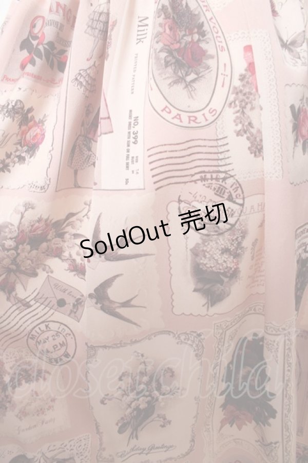 画像3: MILK / サロンワンピース  ピンク Y-26-02-17-186-ML-OP-SZ-ZY (3)