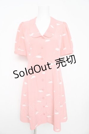 画像: MILK / Over theレインボードレス  サンセットピンク Y-26-02-17-187-ML-OP-SZ-ZY