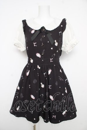 画像: LIZ LISA / コロン柄ワンピース 0 黒 Y-26-02-17-191-LO-OP-SZ-ZY