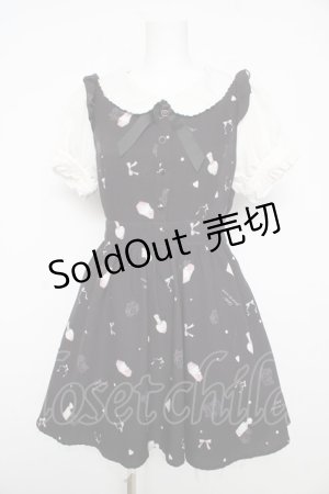 画像: LIZ LISA / コロン柄ワンピース 0 黒 Y-26-02-17-191-LO-OP-SZ-ZY