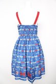 画像2: Emily Temple cute / トリプルRIBBONキャミソールワンピース M 青 Y-26-02-17-193-ET-OP-SZ-ZY (2)