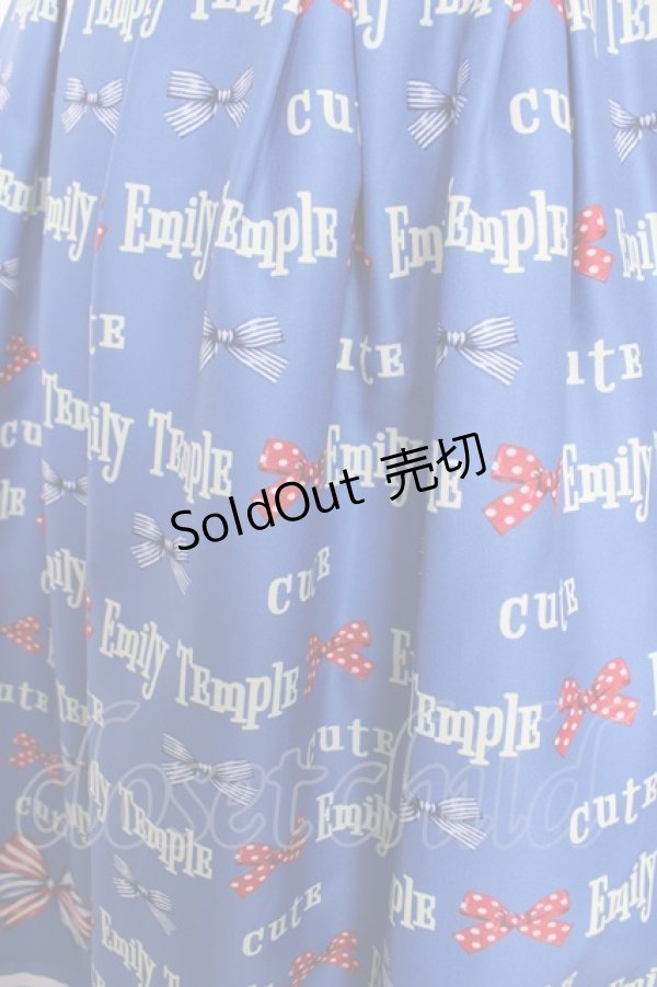 画像3: Emily Temple cute / トリプルRIBBONキャミソールワンピース M 青 Y-26-02-17-193-ET-OP-SZ-ZY (3)