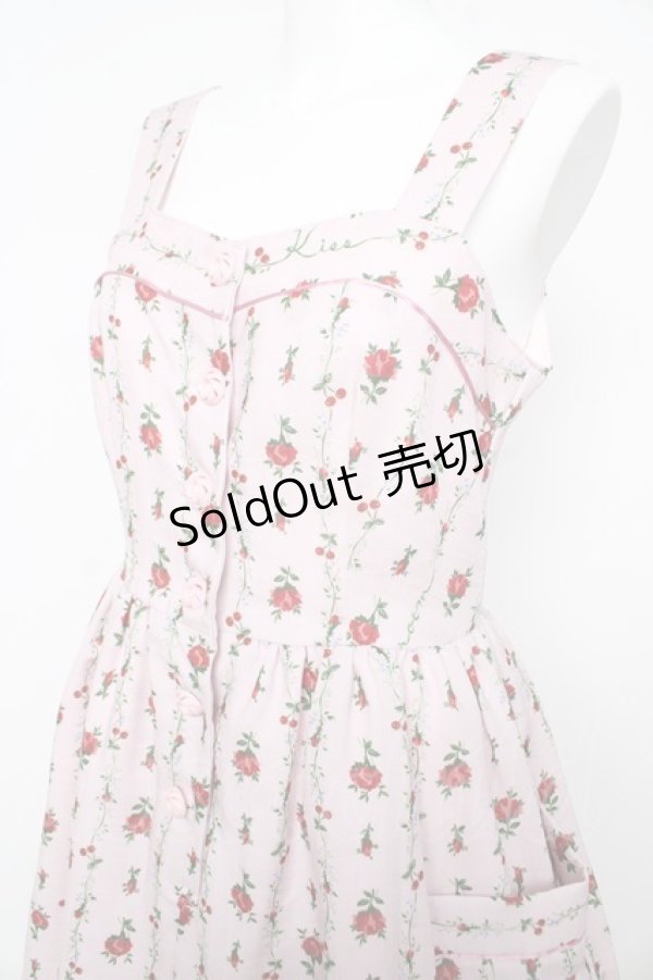 画像3: MILK / ローズガーランドドレス F ベビーピンクフラワー Y-26-02-17-198-ML-OP-SZ-ZY (3)