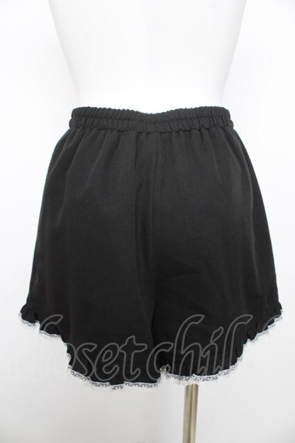 画像5: Secret Honey / ハシゴレーススタンドカラーラッフルセットアップ 2 ブラック×ホワイト Y-26-02-17-201-CA-OP-SZ-ZY (5)