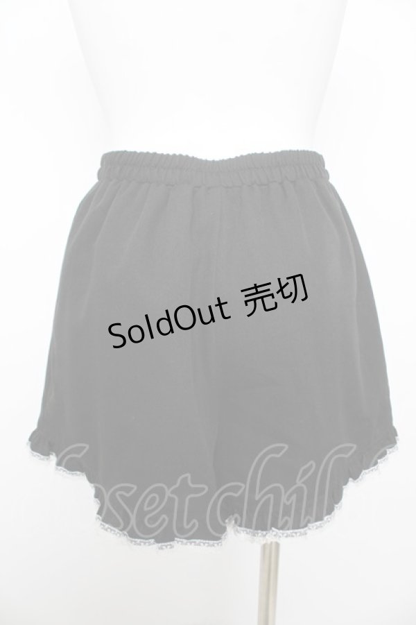 画像5: Secret Honey / ハシゴレーススタンドカラーラッフルセットアップ 2 ブラック×ホワイト Y-26-02-17-201-CA-OP-SZ-ZY (5)