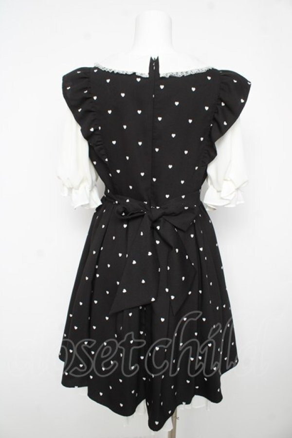 画像2: mille fille closet by LODISPOTTO / Heart Dollyワンピース M ブラック Y-26-02-17-202-LO-OP-SZ-ZY (2)
