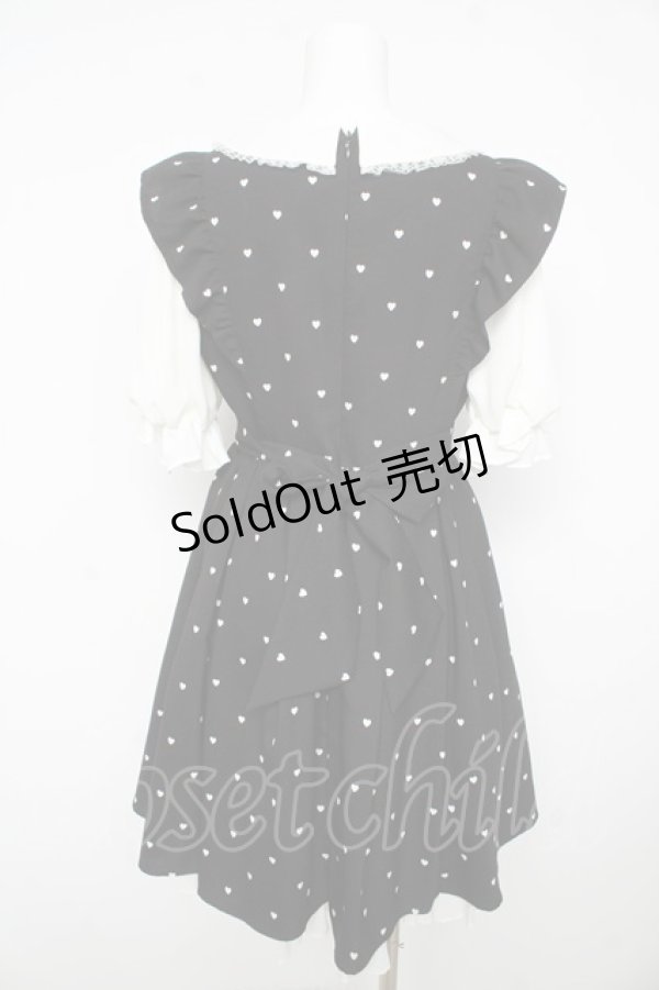 画像2: mille fille closet by LODISPOTTO / Heart Dollyワンピース M ブラック Y-26-02-17-202-LO-OP-SZ-ZS (2)