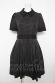 画像1: Sheglit / ストライプタックワンピース  黒 Y-26-02-17-204-EL-OP-SZ-ZY (1)