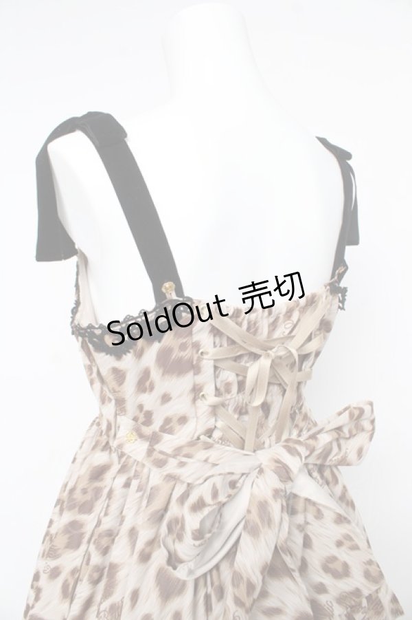 画像5: Angelic Pretty / Rebecca Leopardジャンパースカート  ブラウン Y-26-02-17-207-AP-OP-SZ-ZY (5)