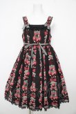 画像1: Angelic Pretty / Strawberry Dollジャンパースカート  黒 Y-26-02-17-208-AP-OP-SZ-ZY (1)