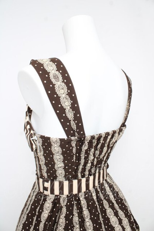 画像5: Innocent World / スイーツテディベアジャンパースカート  ショコラブラウン Y-26-02-17-209-IW-OP-SZ-ZY (5)