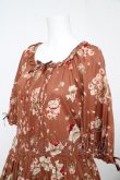 画像3: PINK HOUSE / ローズじゃむびんプリントミディワンピース F ブラウン Y-26-02-17-210-LO-OP-SZ-ZY (3)