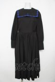 画像1: Moi-meme-Moitie / 修道女ロングワンピース 13号 ブラック×ブルー Y-26-02-17-217-MO-OP-SZ-ZY (1)