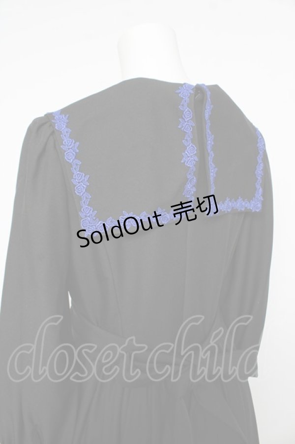 画像5: Moi-meme-Moitie / 修道女ロングワンピース 13号 ブラック×ブルー Y-26-02-17-217-MO-OP-SZ-ZY (5)