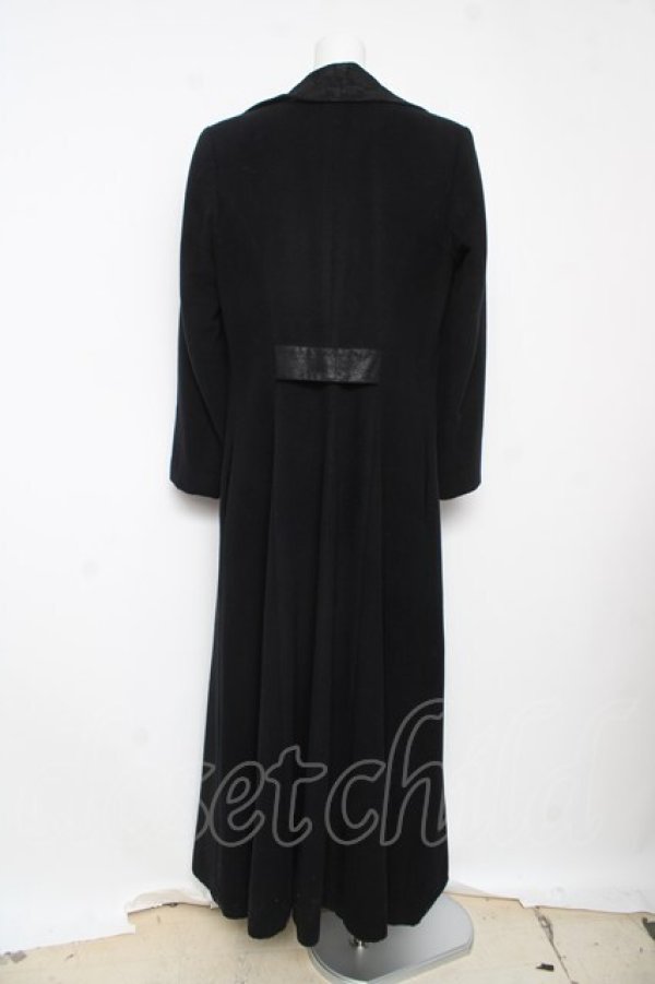 画像2: Moi-meme-Moitie / レザートリミングコート Man ブラック Y-26-02-17-219-MO-CO-SZ-ZY (2)