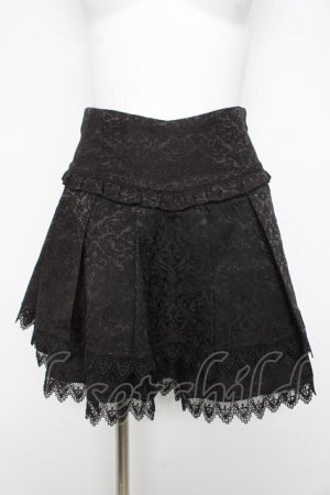 画像: ililil / ゴシック地雷妹ちゃんプリーツスカート F 黒 Y-26-02-17-220-PU-SK-SZ-ZY