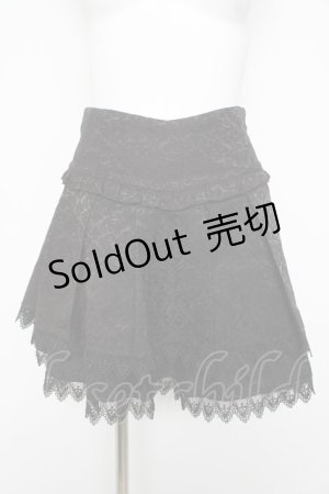 画像: ililil / ゴシック地雷妹ちゃんプリーツスカート F 黒 Y-26-02-17-220-PU-SK-SZ-ZY